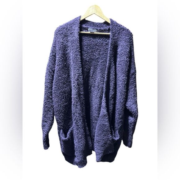 BAREFOOT DREAMS | cozychic cardigan L/XL blanket wrap - Picture 1 of 3